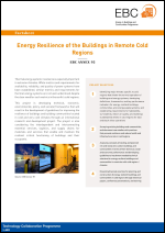 Energy Resilience of the Buildings in Remote Cold Regions